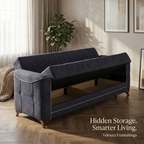 Florence Collection — hidden storage under the seat
