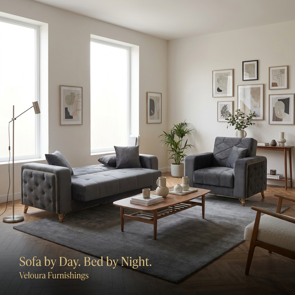 Vienna Velvet Sofa Set