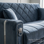Berlin Velvet Sofa Set