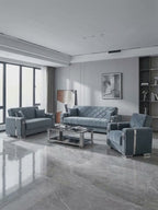Berlin Velvet Sofa Set